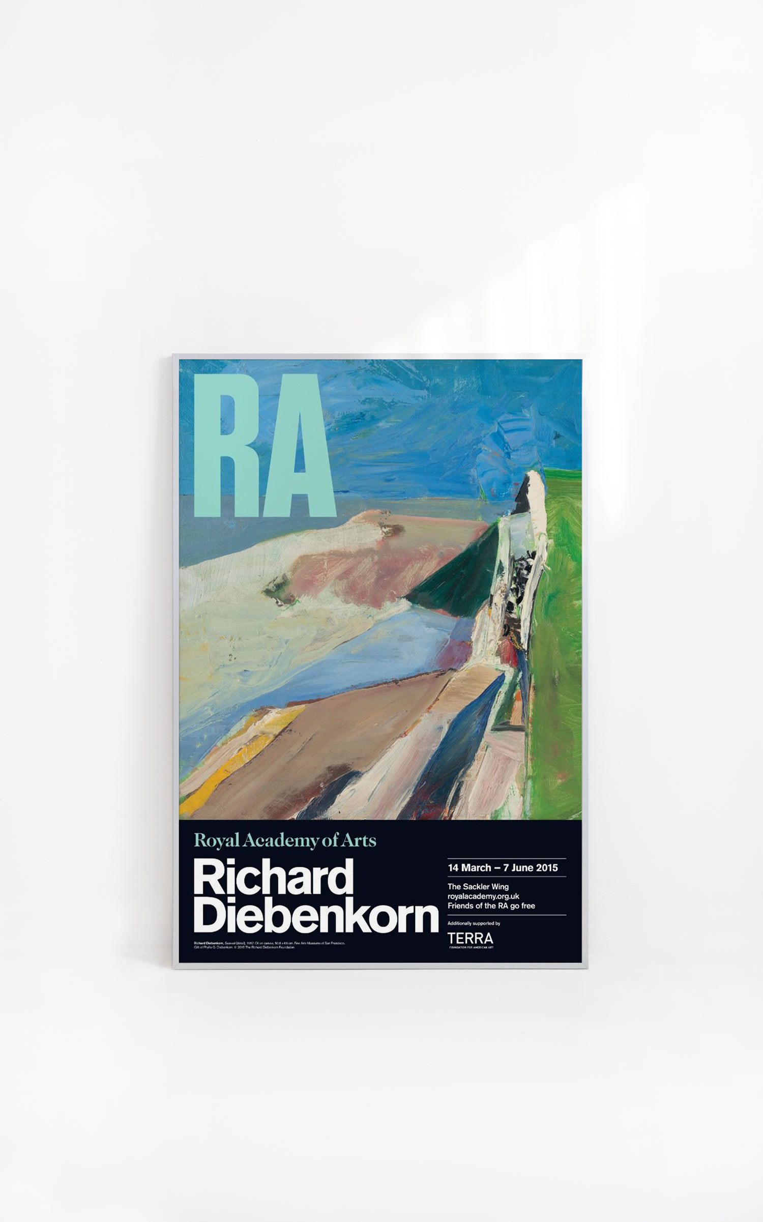 리처드 디벤콘 빈티지 포스터 풍경그림 액자