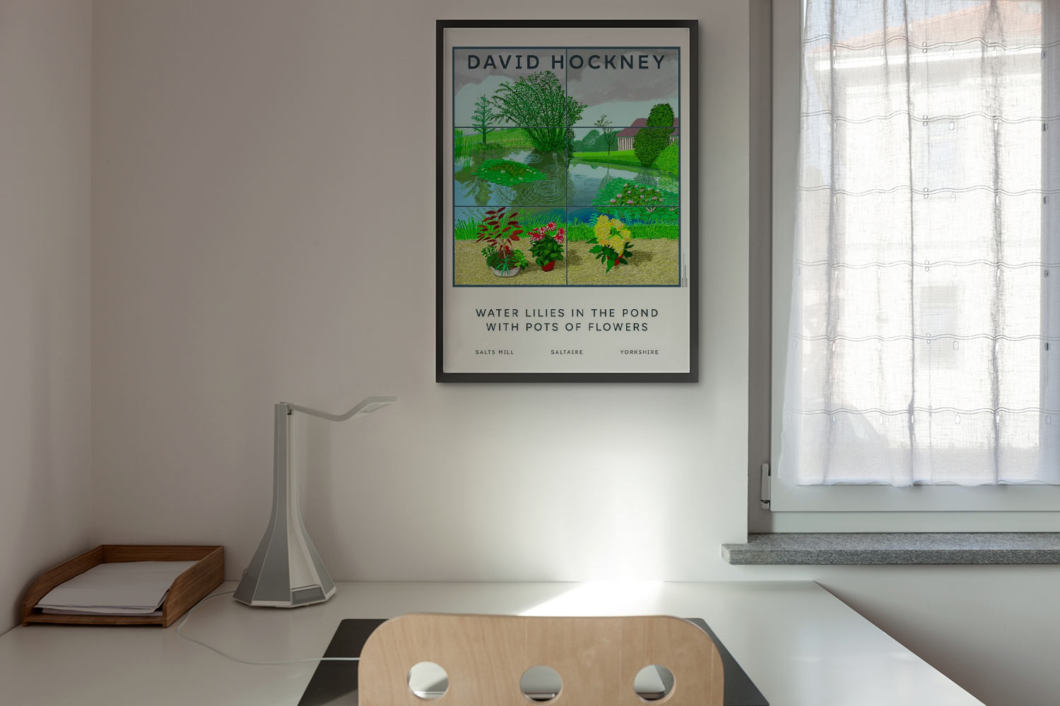 데이비드 호크니 풍경 포스터