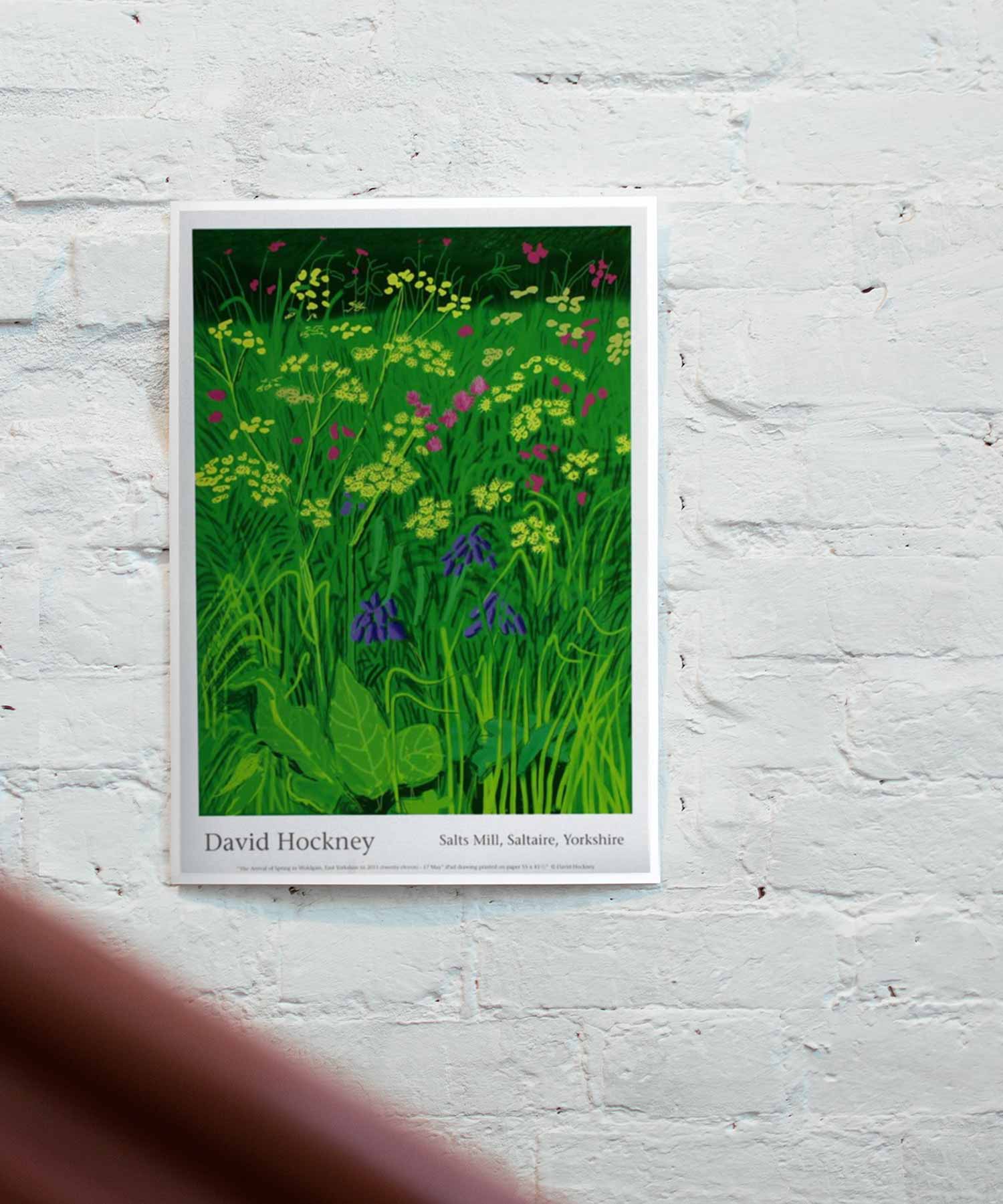 데이비드 호크니 숲 풍경 포스터